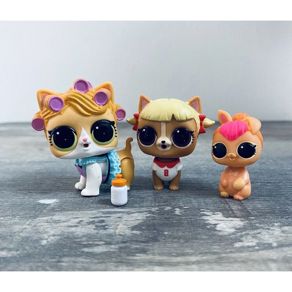 3 L.O.L Surprise LOL Jitter Critter Dolls Pets